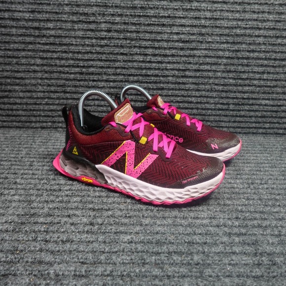 New Balance Shoes Womens 6.5 B Fresh Foam Pink Vibram Hierro Trail Running - Picture 1 of 16